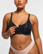 Bare Essentials™ Cream Touch™ Wireless Front-Hook Back Smooth Bra