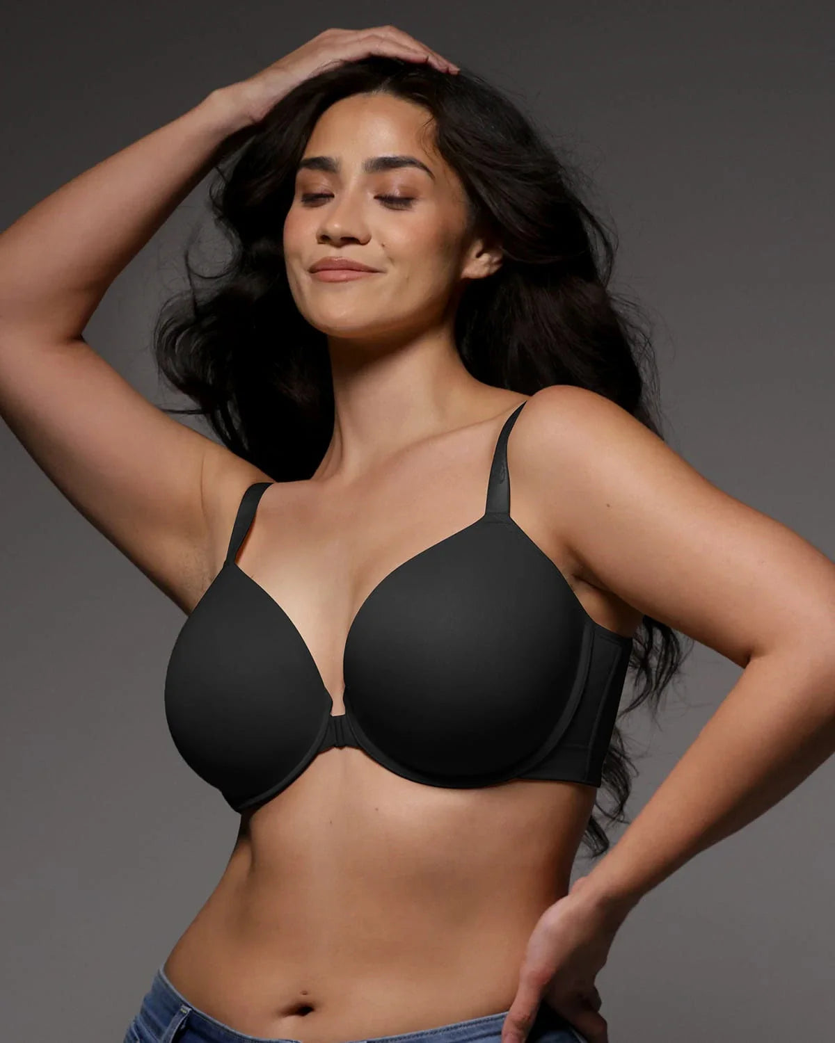 Bare Essentials™ Skin Flow™ Front Close Underwired T-Shirt Bra